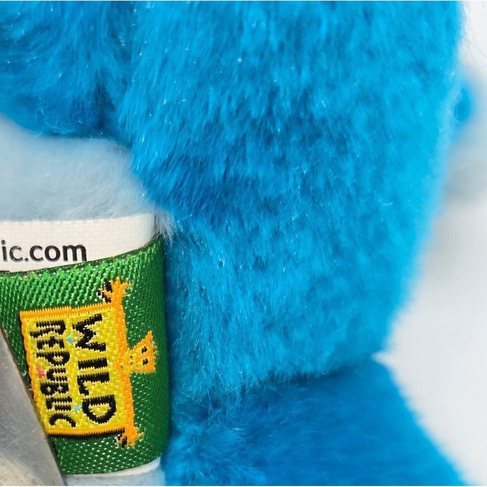 Wild Republic‎ Blue Triceratops Plush Dinosaur Stuffed Animal 2016 KM Intl - Picture 6 of 12
